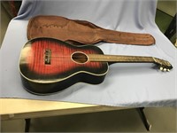 Stella acoustic guitar, steel enforced neck made i