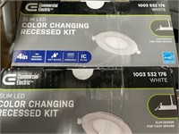 COMMERCIAL ELECTRIC RECESSED KIT 2PK RETAIL $30