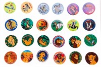 Collection - 25 Disney Pogs Millk Caps NEW