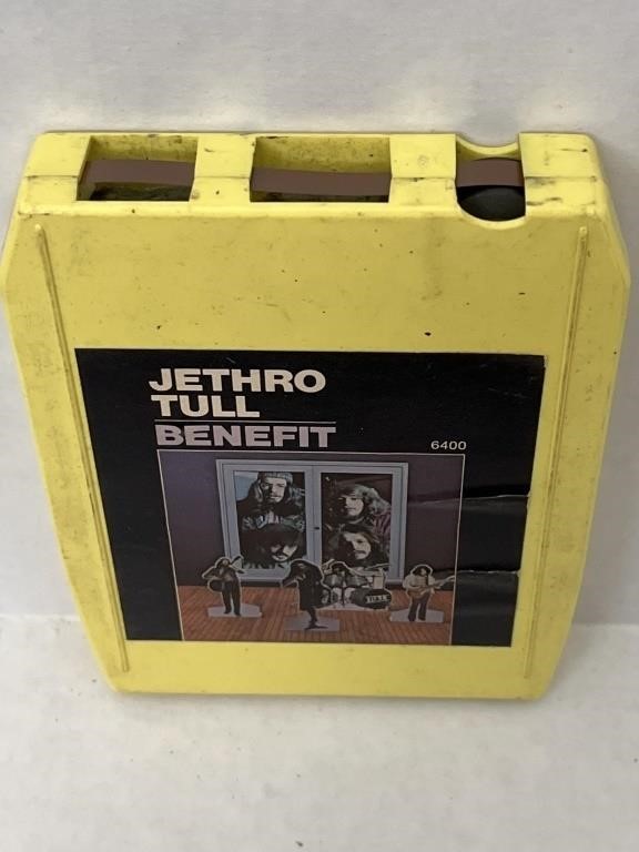 Vintage Jethro Tull Benefit 8-Track Tape