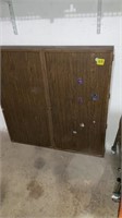 Wall cabinet, Wall dry erase cork board 36x36