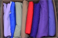 Solid Color Mostly Cotton Fabric Yardage
