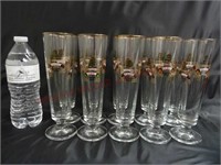 Lindemans Belguim Beer Flutes ~ Set of 10