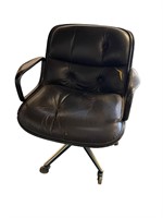 Knoll Pollack Leather Office Chair