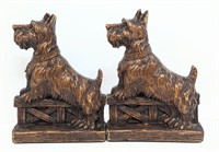 Set of Scottie Dog Book Ends