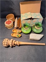 Clog Ornaments, Woven Containers, And More