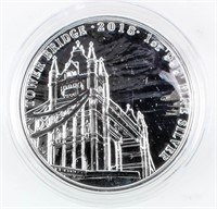 Coin 2018 Great Britain Tower Bridge .999