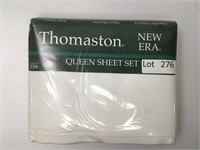 New White Queen Size Bed Sheet Set