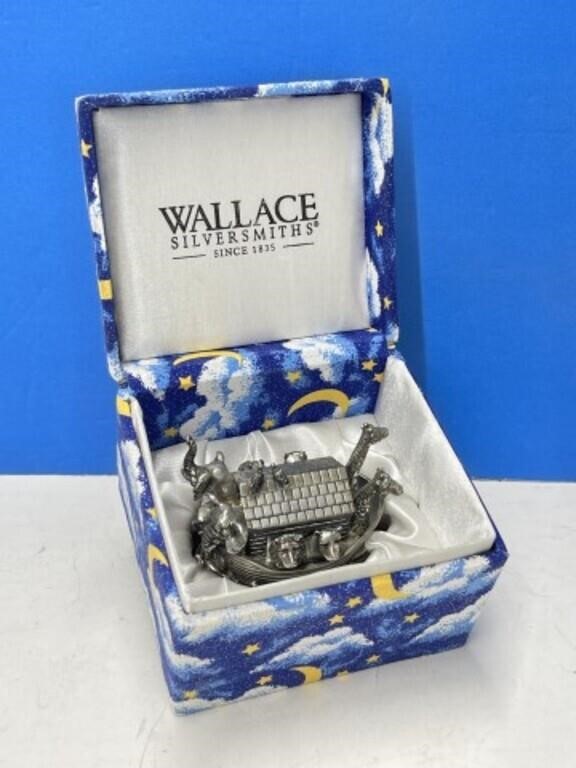 Walllace Silversmiths Silver Plate Noahs Ark,