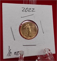2022 - 1/10th oz. Gold Eagle