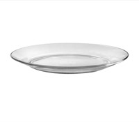 ($61) Duralex Lys Clear Glass Dinner Plate 28 cm