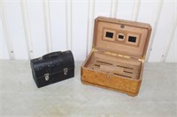 Vintage Jewelry Box, Metal Lunch Box