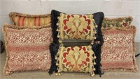 Selection of Fringed Decorative Pillows