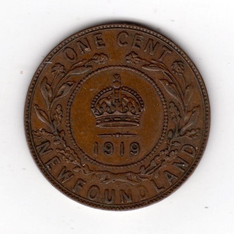 1919 Newfoundland Large Cent