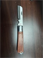 Pruning Knife,Grafting Knife, Stainless Steel Gard
