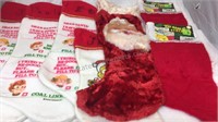 7 vintage Christmas stockings