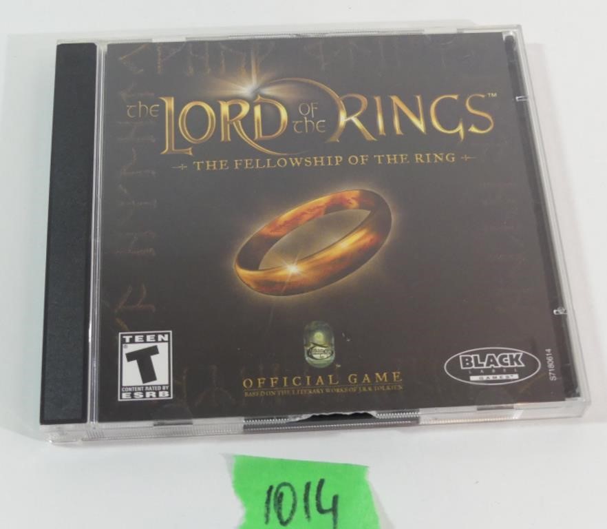 The Lord of the Rings 2 CD's - PC Game