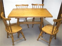 Maple Table & Chairs  48x30x31 inches