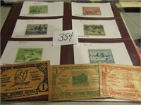 6- 1940/50'S DUCK STAMPS, 3- 1941 RICHLAND CO.