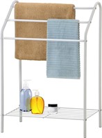 MyGift Freestanding 3 Tier Metal Towel Rack