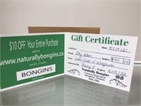 $50 Gift Card Naturally Bongins Elevated Headshop