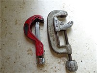 Large Vintage Pipe Cutters