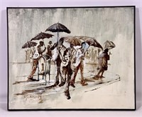 G. Sullivan painting, Rainy Day, 24" x 30" canvas