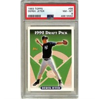 1993 Topps Derek Jeter Rookie Psa 8