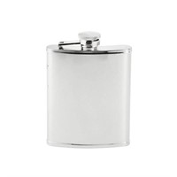 Houdini 6oz Pocket Flask, Stainless Steel