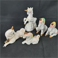 5 Piece Unicorn Collection Incl S&P Set