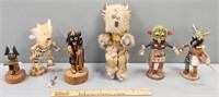 .Native American Kachina & Figure Dolls Lot