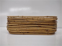Vintage Bamboo Trays