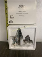 Dept. 56 Snow Village "Lumberjacks" Ceramic