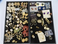 2 TRAYS OF FASHION EARRINGS