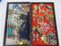 2 TRAYS ASSORTED FASHION JEWELLRY *SEE BELOW*