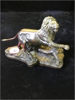 Franklin Mint Bronze, Lion  , by Don Pollard,