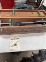 Pipe Horn Utility Tool in wooden box