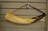 Horn with Mouthpiece & Strap 17" Bull Horn