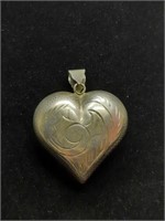 .925 Silver Heart Pendant