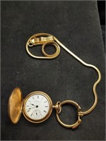 Antique Elgin National Watch Co Pocket Watch As Is