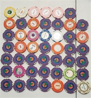 48 Larger Foreign Casino Baccarat Chips?