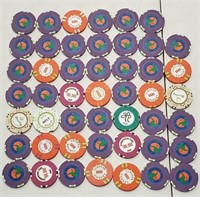 48 Larger Foreign Casino Baccarat Chips?