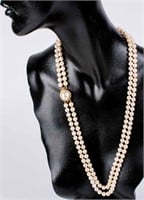 Jewelry 14kt Yellow Gold Pearl Necklace