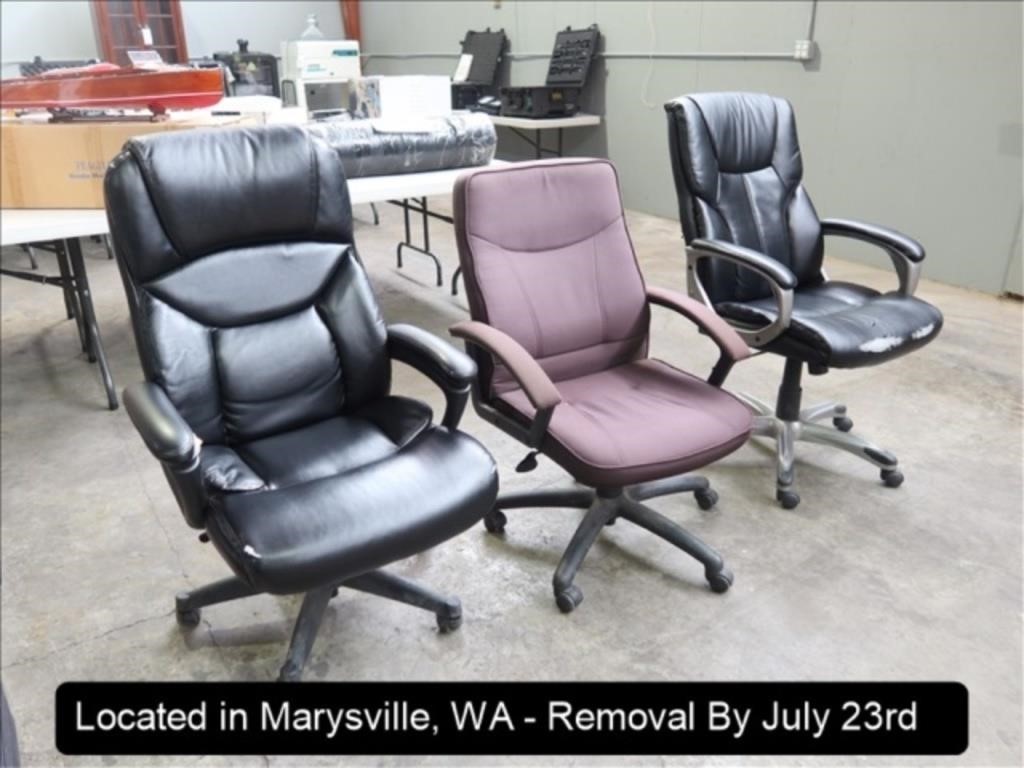 LOT, (3) OFFICE CHAIRS