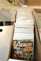 long box of comics (1 of 3) 166 various comics-