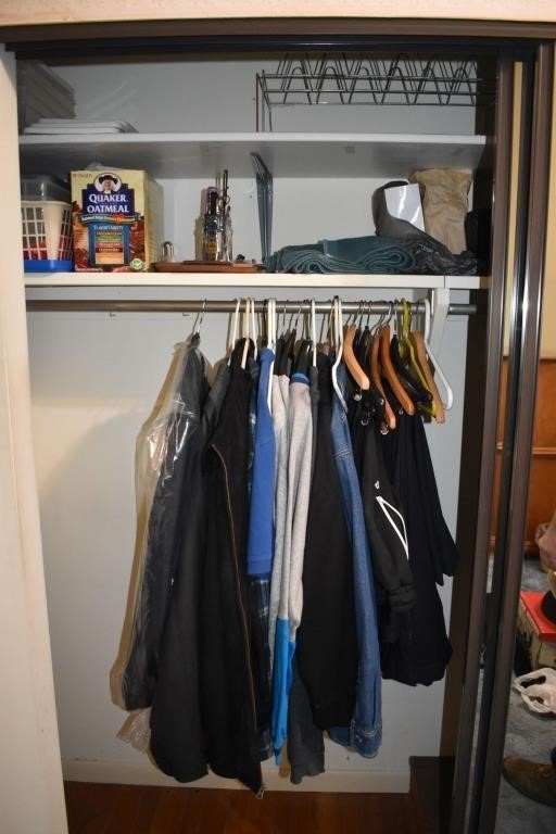 Collection of clothing and other contents of close