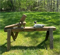 Decoy Carver's "Shaving Horse" Work Bench