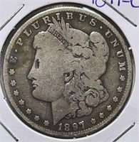 1897-O  Morgan Dollar