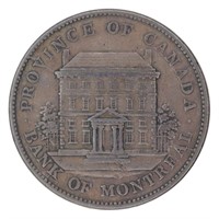 Canada PC-2B Bank of Montreal 1842 1/2 Penny Token