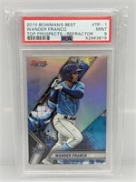 2019 Bowman's Best RC Wander Franco Refractor PSA9